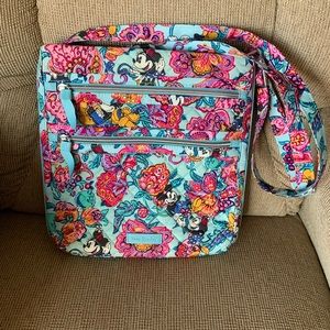 Disney Vera Bradley triple zipper hipster NEW